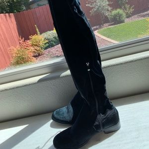 Thigh High Black Boots